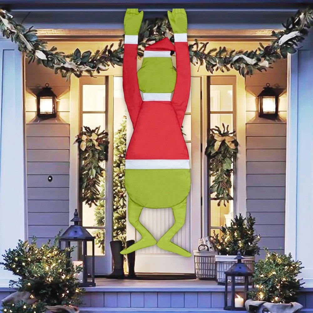 Hang on Grinch 5ft Tall Indoor Outdoor Christmas Decoration Dr. Seuss NEW